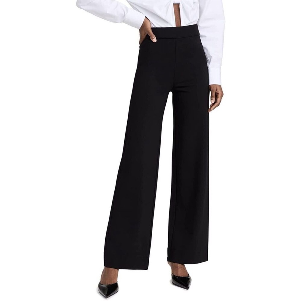 NWOT Rag & Bone Irina Ponte Wide Leg Stretch Pant Black